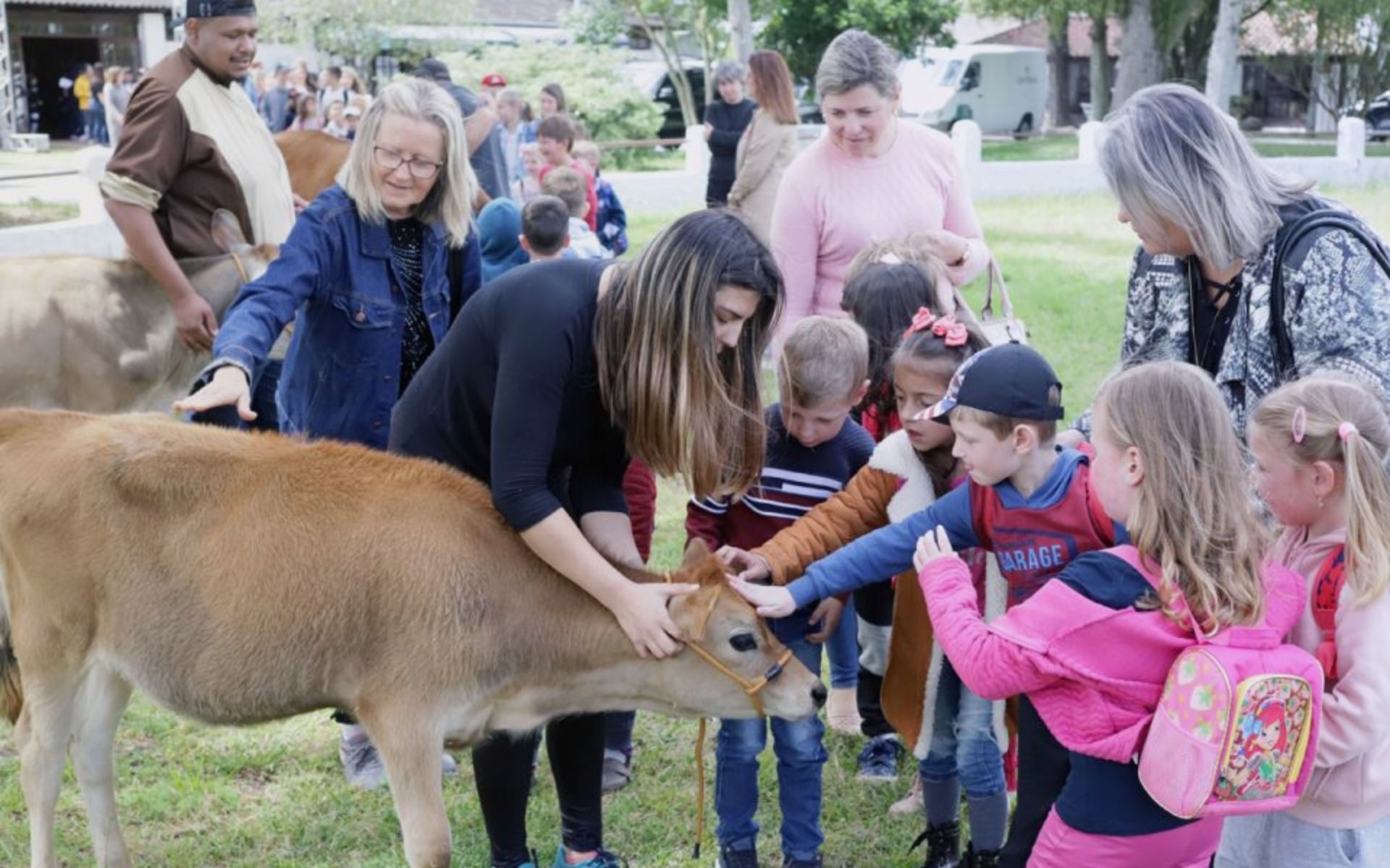 Crianças com a Jersey